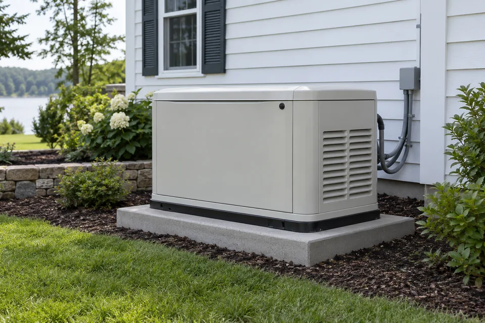 Backup power equipment in a residential setting